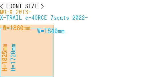 #MU-X 2013- + X-TRAIL e-4ORCE 7seats 2022-